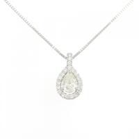 PTダイヤモンドネックレス 0.844CT L SI2 ペアシェイプ