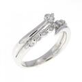 K18WG ダイヤモンド リング 0.28CT