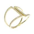 K18YG ダイヤモンド リング 0.56CT