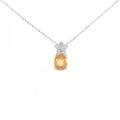 K18WG ガーネット ネックレス 1.74CT