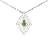 750WG ヒスイ ネックレス