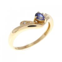 K18YG サファイヤ リング
