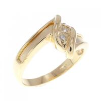 K18YG ダイヤモンド リング 0.03CT