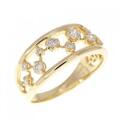 K18YG ダイヤモンド リング 0.35CT