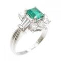 PT エメラルド リング 0.48CT