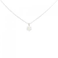 PT ソリティア ダイヤモンド ネックレス 0.10CT