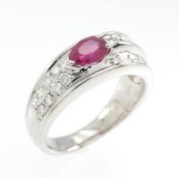 PT ルビー リング 0.41CT