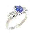 K18YG サファイヤ リング 0.58CT