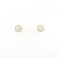 【リメイク】K18YG/ST ダイヤモンドピアス 0.202CT 0.211CT G VS1?2 GOOD