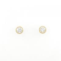【リメイク】K18YG/ST ダイヤモンドピアス 0.202CT 0.211CT G VS1?2 GOOD
