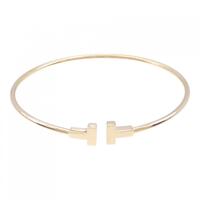 ティファニー Tナローワイヤー バングル