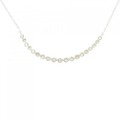 K18WG ダイヤモンド ネックレス 1.00CT