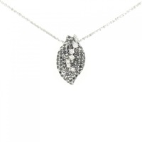 K18WG/750WG ダイヤモンド ネックレス 1.97CT