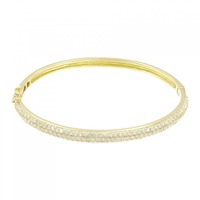 【リメイク】K18YG ダイヤモンド バングル 1.70CT