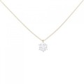 【リメイク】K18YG ダイヤモンドネックレス 0.407CT H SI2 EXT