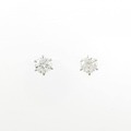 【リメイク】PT ダイヤモンドピアス 0.320CT 0.362CT H I1 GOOD