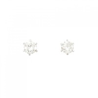 【リメイク】PT/ST ダイヤモンド ピアス 0.414CT 0.446CT F?G I1 VG