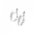 K18WG ダイヤモンド ピアス 0.60CT