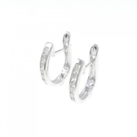 K18WG ダイヤモンド ピアス 0.60CT