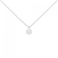 【リメイク】PT ダイヤモンド ネックレス 0.259CT F SI2 EXT H&C