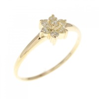 K18YG ダイヤモンド リング 0.16CT