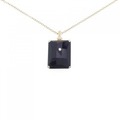 K18YG オニキス ネックレス 15.15CT