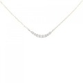 K18PG ダイヤモンド ネックレス 0.10CT
