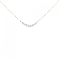 K18PG ダイヤモンド ネックレス 0.10CT