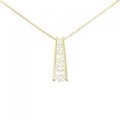 K18YG ダイヤモンド ネックレス 1.01CT