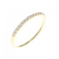 K18YG ダイヤモンド リング 0.15CT