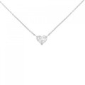 【リメイク】PT ダイヤモンド ネックレス 0.705CT D SI2 ハートシェイプ