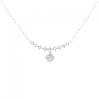 K18WG ダイヤモンド ネックレス 0.425CT