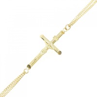 K18YG クロス フィンガーブレスレット