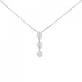 PT スリーストーン ダイヤモンド ネックレス 0.50CT