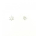 PT ソリティア ダイヤモンド ピアス 0.50CT