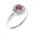 PT ルビー リング 0.28CT