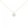 【リメイク】K18YG ダイヤモンド ネックレス 0.339CT F SI2 EXT