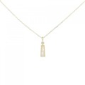 アガット ダイヤモンド ネックレス 0.04CT