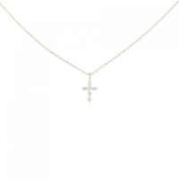 レ デッサン ドゥ デゥー クロス ダイヤモンド ネックレス 0.03CT