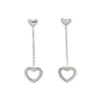 ティファニー ハートリンクドロップ ピアス