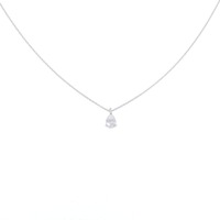 K18WG ダイヤモンド ネックレス 0.342CT