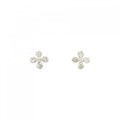 K18WG ダイヤモンド ピアス 0.32CT