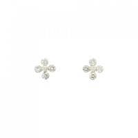 K18WG ダイヤモンド ピアス 0.32CT
