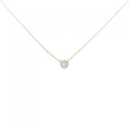 K18YG ダイヤモンド ネックレス 0.08CT