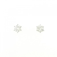 PT ソリティア ダイヤモンド ピアス 0.60CT