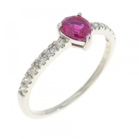 PT ルビー リング 0.35CT