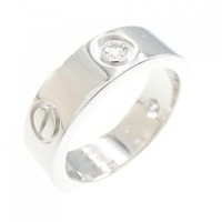 カルティエ ラブ ハーフダイヤ リング