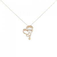 K10PG ハート シトリン ネックレス