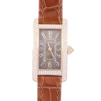 カルティエ タンクアメリカン SM YG/2D WB705631 YG クォーツ