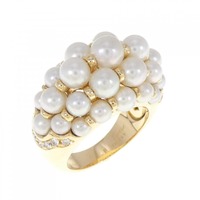 カルティエ アコヤパール リング